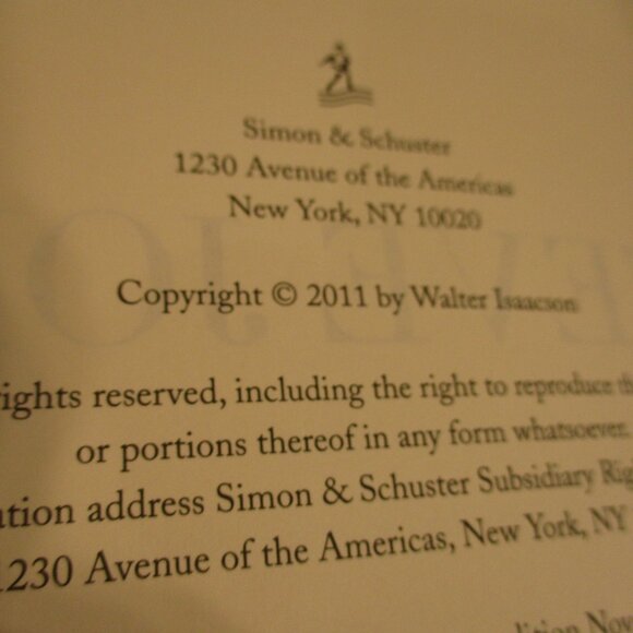 Steve Jobs Apple Founder Medium Black White Graphic Computer CEO Book - Picture 5 of 5